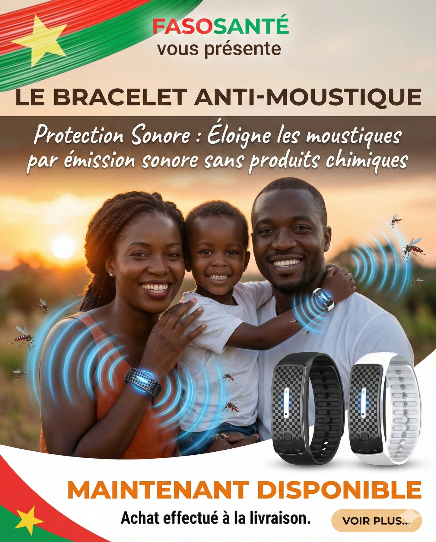 ⌚Bracelet Anti-Moustique